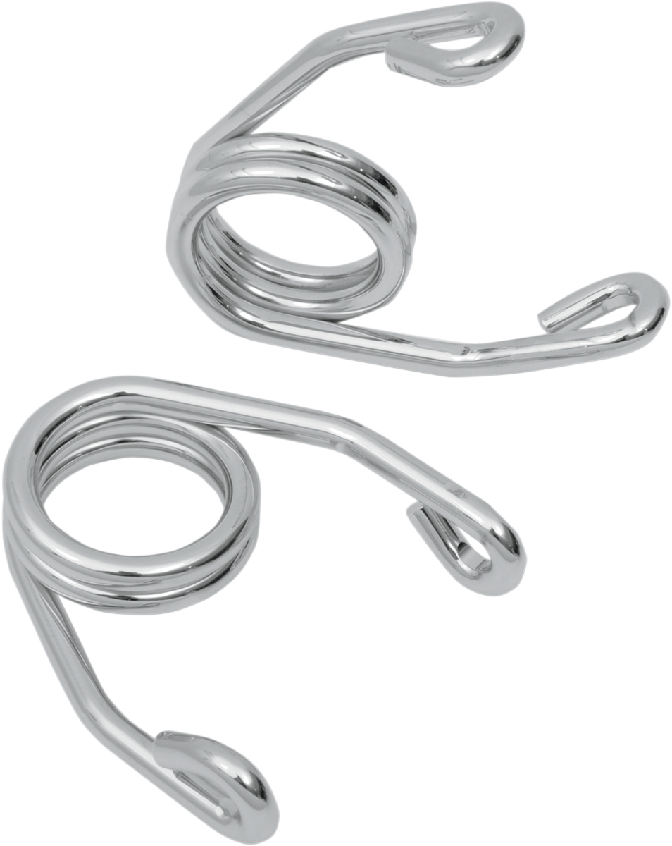 DRAG SPECIALTIES Torsion Seat Spring - Chrome - 3" 098013