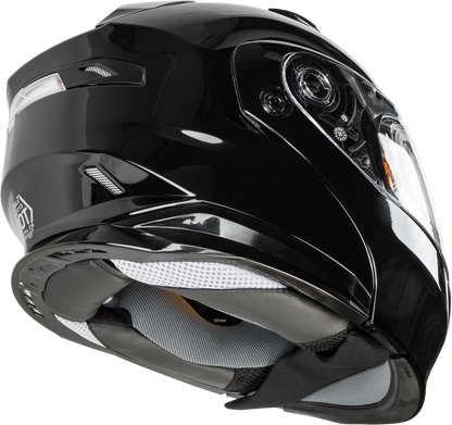 Md 01s Modular Snow Helmet W/Electric Shield Black Sm