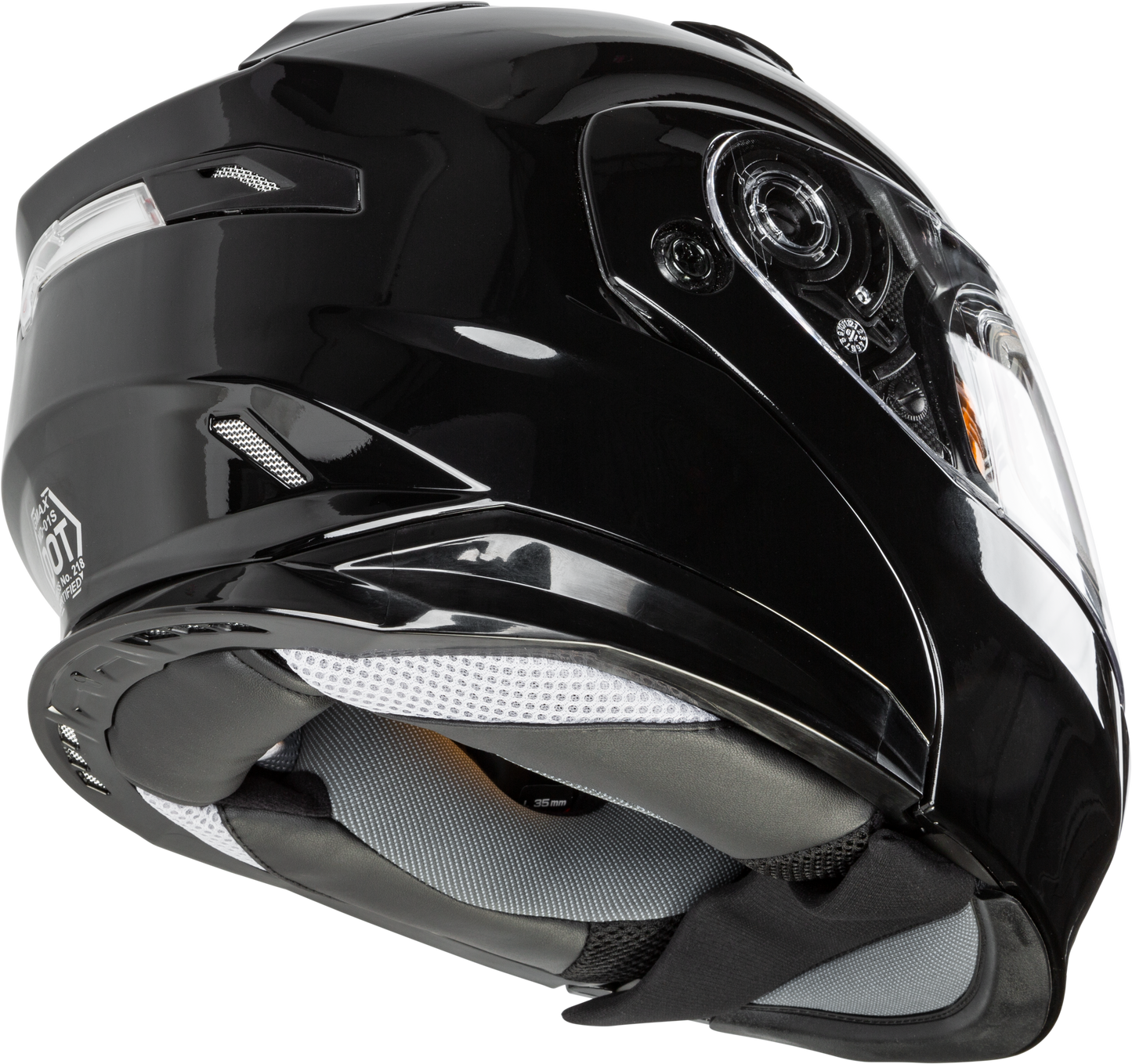 Md 01s Modular Snow Helmet W/Electric Shield Black Xl