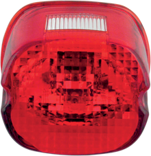 DRAG SPECIALTIES Laydown Taillight Lens - Red 12-0402C