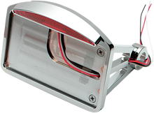 DRAG SPECIALTIES Side Mount Taillight/License Plate Mount - Flat Horizontal - Half-Moon 28-6042LEDBX1