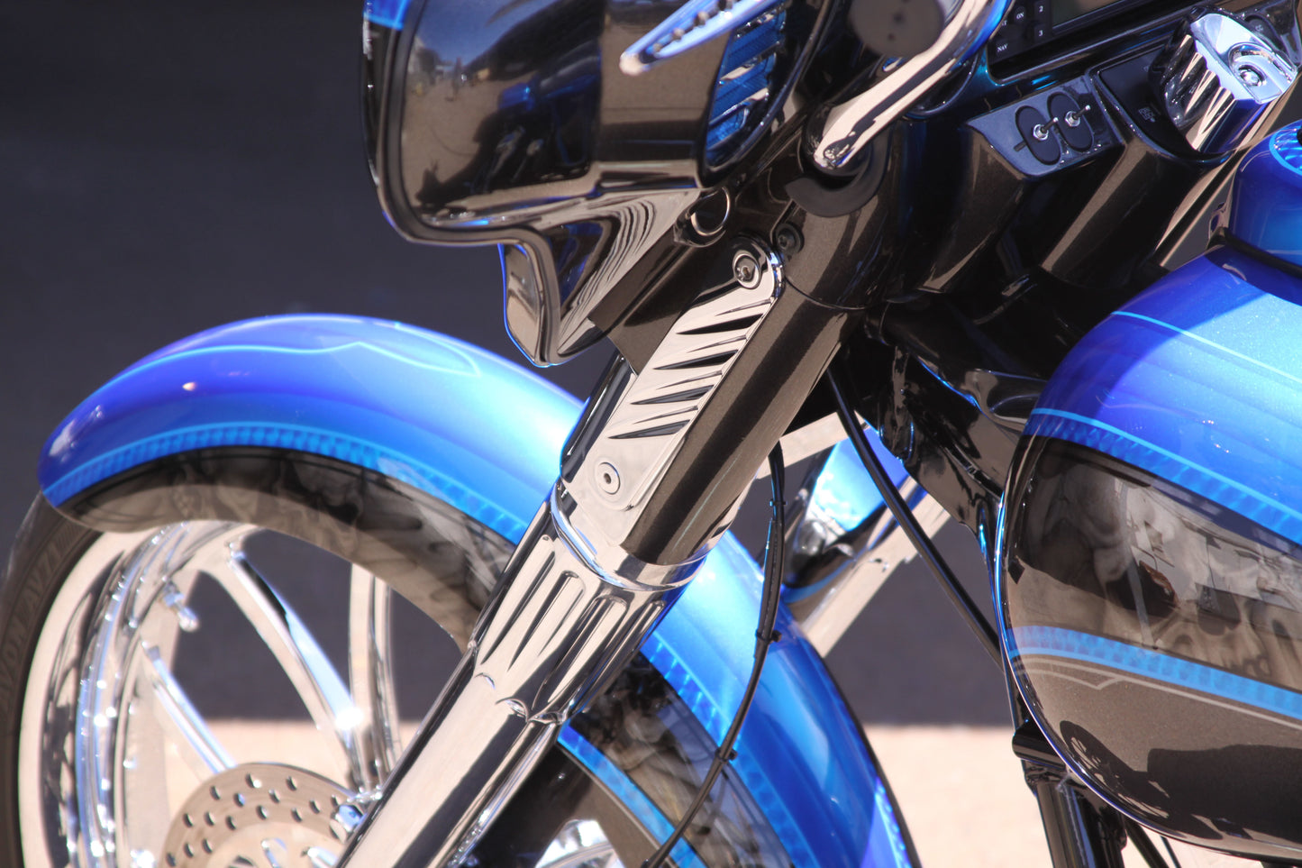 Slider Cover Yafterburner +2 Chrome `14 Up Flh/T