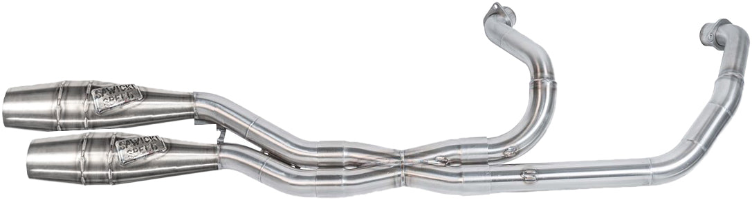 Indian X Pipe Full Lgth Cannon Brushed Ss Chief