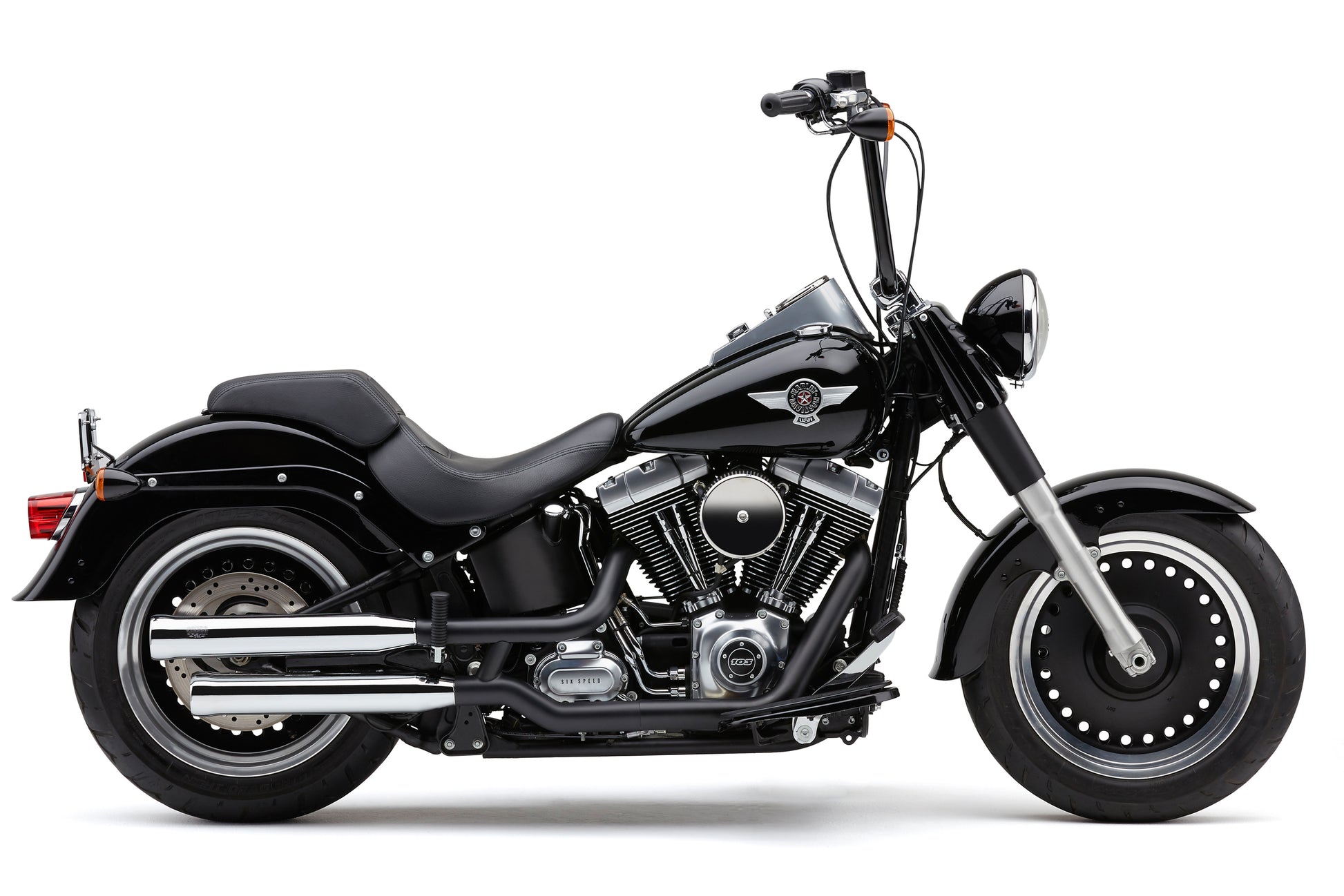 3" Nh Series Slip Ons Chrome Fat Boy/Dce 07 17