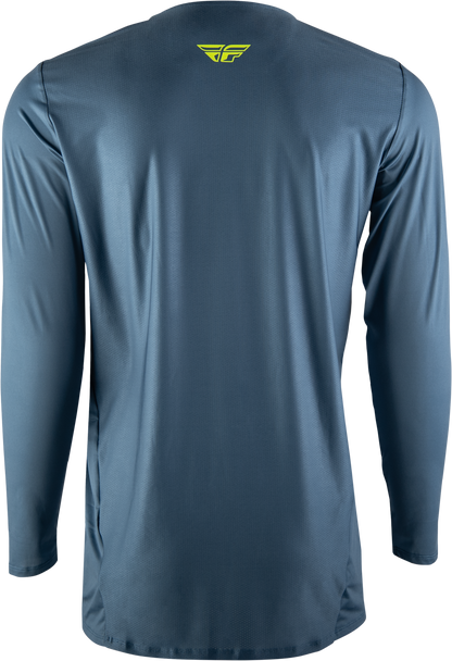 Enduro Long Sleeve Jersey Slate/Hi Vis Lg
