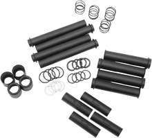 DRAG SPECIALTIES Pushrod Tube Kit - Black - Twin Cam 76520B