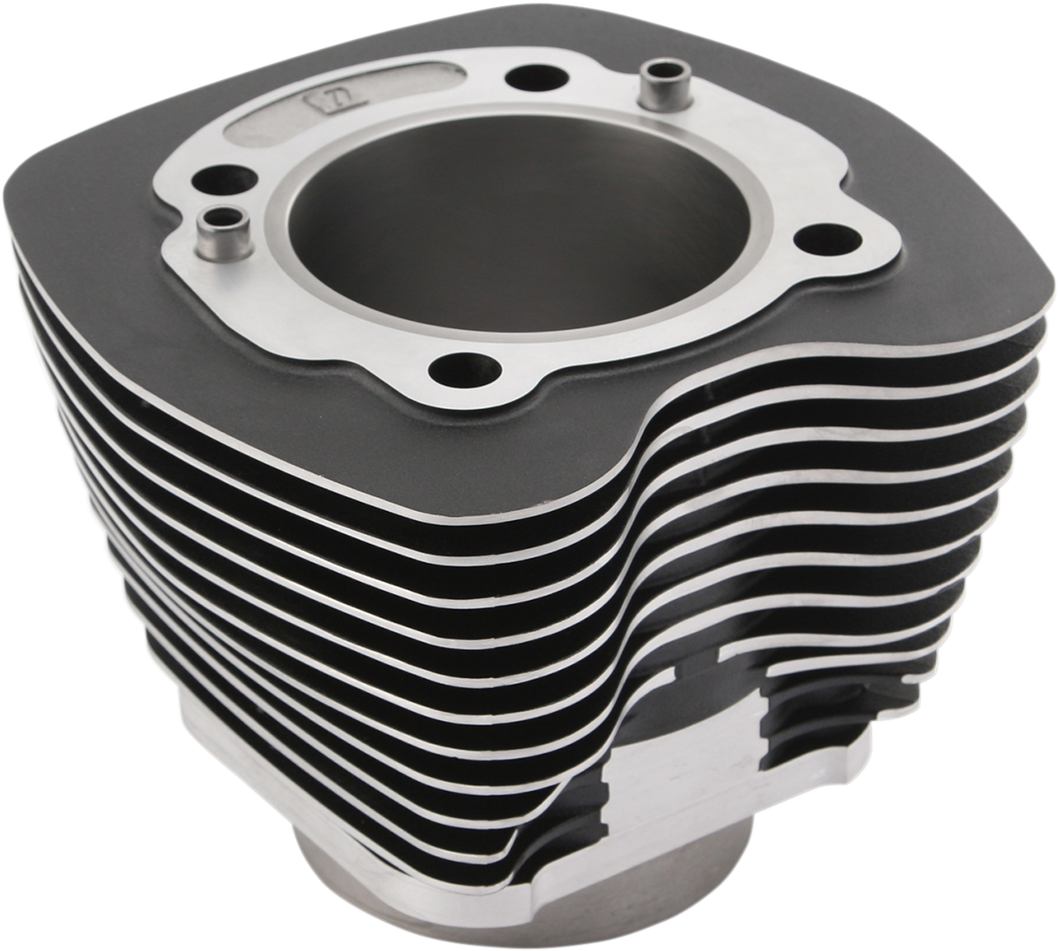 DRAG SPECIALTIES Cylinder - 3.750" Bore - Black with Highlighted Fins - 88"/96" Twin Cam '99-'17 88187