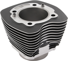DRAG SPECIALTIES Cylinder - 3.875" Bore - Black with Highlighted Fins - 103" Twin Cam '99-'17 88461