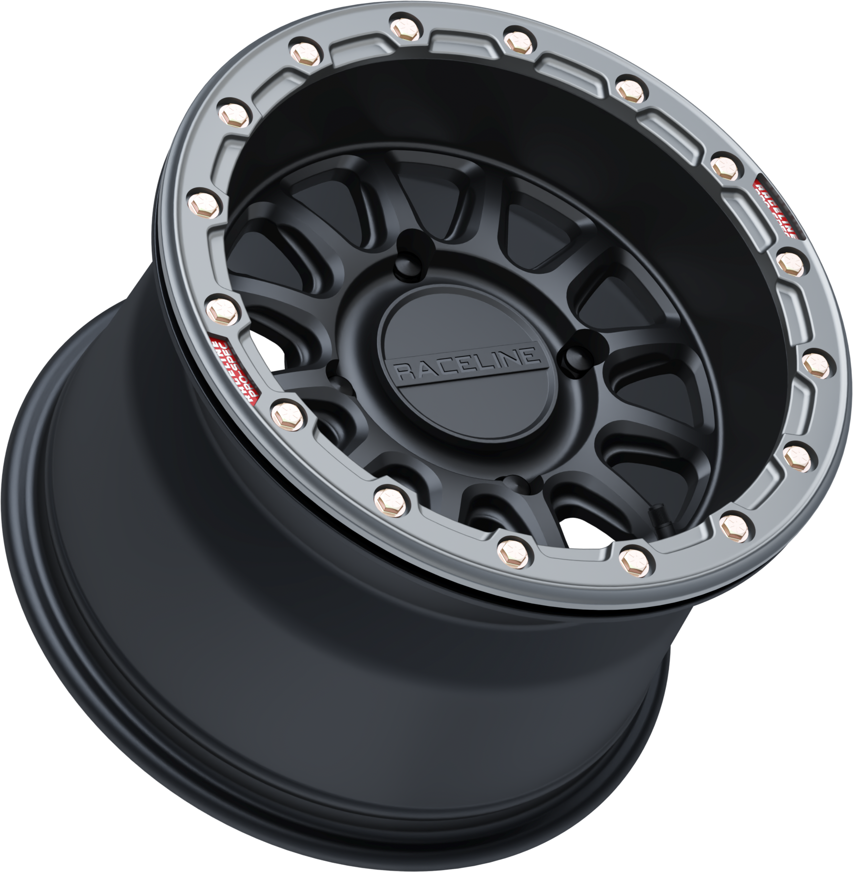 Alpha Wheel 4/156 Blk/Gunmetal 15x10 (+10mm)