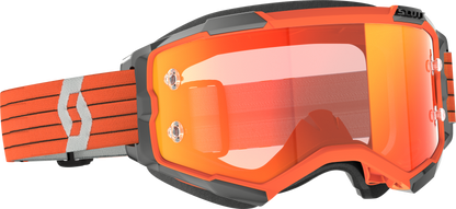Fury Goggle Orange/Grey Orange Chrome Works