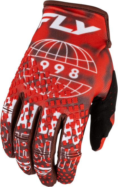 Kinetic Blur Gloves Red/Maroon Lg