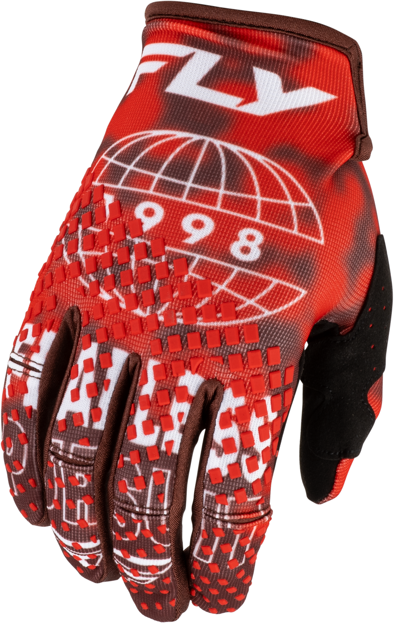 Kinetic Blur Gloves Red/Maroon Sm
