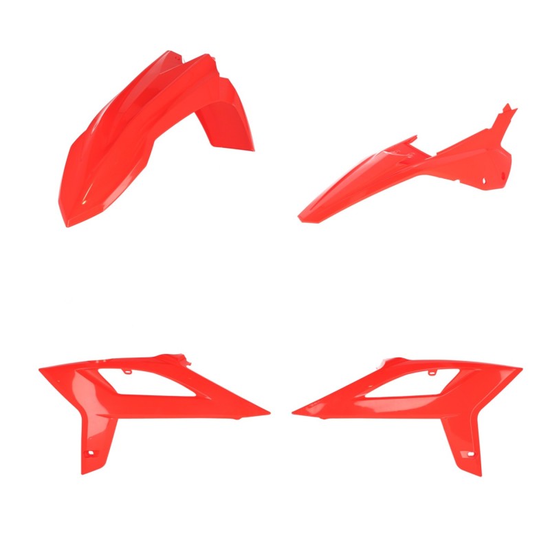 Acerbis 20-22 Beta RR/RC Plastic Kit - Original 22 - Red