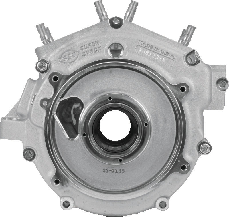 S&S Cycle 70-84 BT w/ 3-5/8in Bore Super Stock Alternator Style Crankcase - Natural