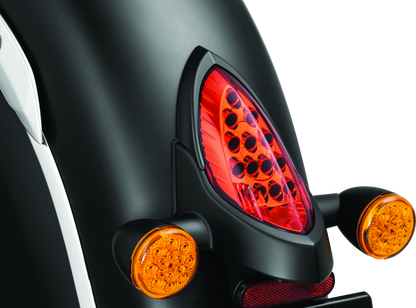 Kuryakyn Tail Light Top Trim Satin Black
