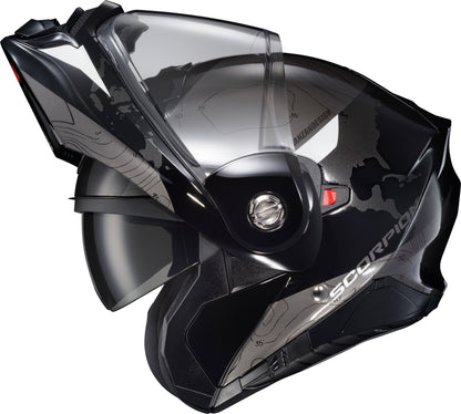 Exo At960 Modular Helmet Topographic Black/White 3x