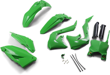 CYCRA Body Kit - Powerflow - OEM Green/Black - Kawasaki - KX 1CYC-9325-02