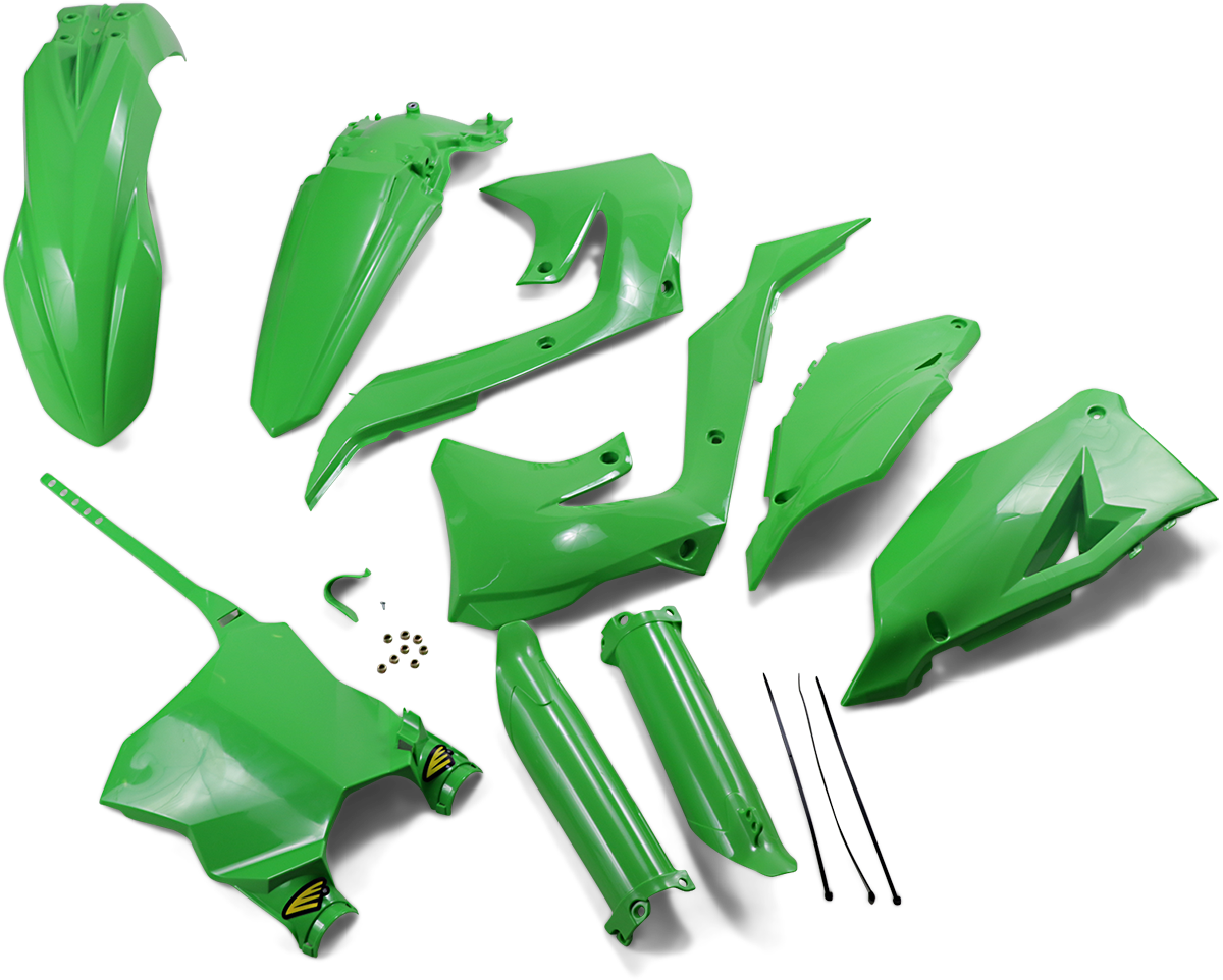 CYCRA Body Kit - Powerflow - Green - Kawasaki - KX '19-'23 1CYC-9325-72