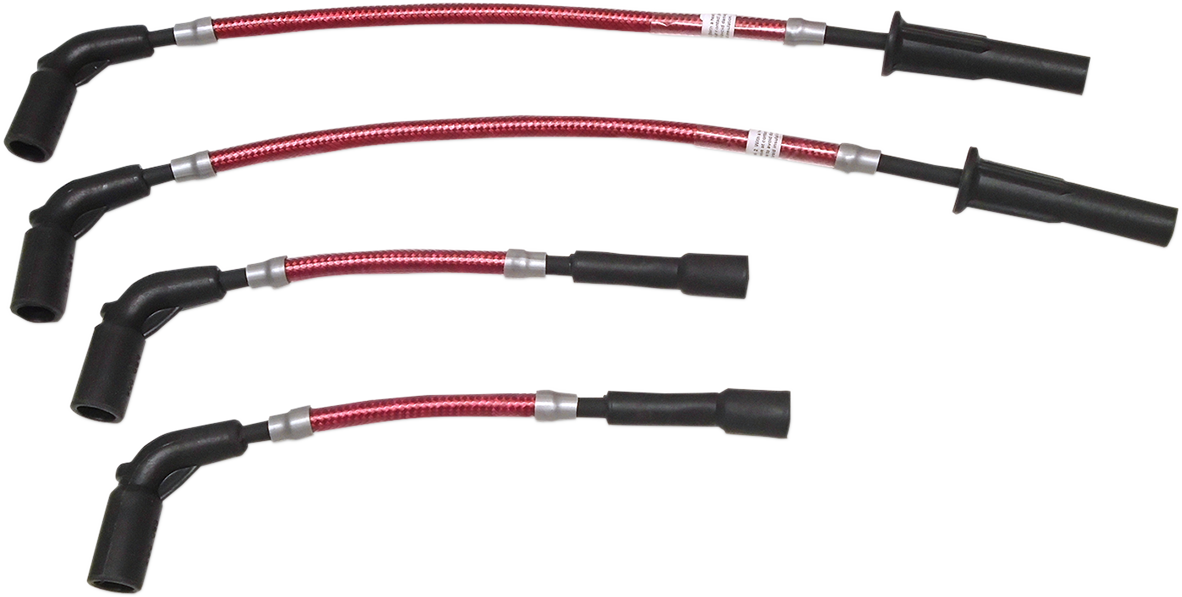 MAGNUM SHIELDING Spark Plug Wire Set - Red - Softail 3047T