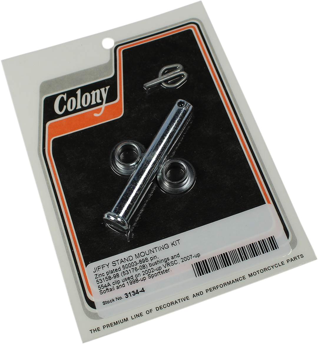COLONY Mounting Kit - Jiffy Stand - V-Rod/Sportster/Softail 3134-4