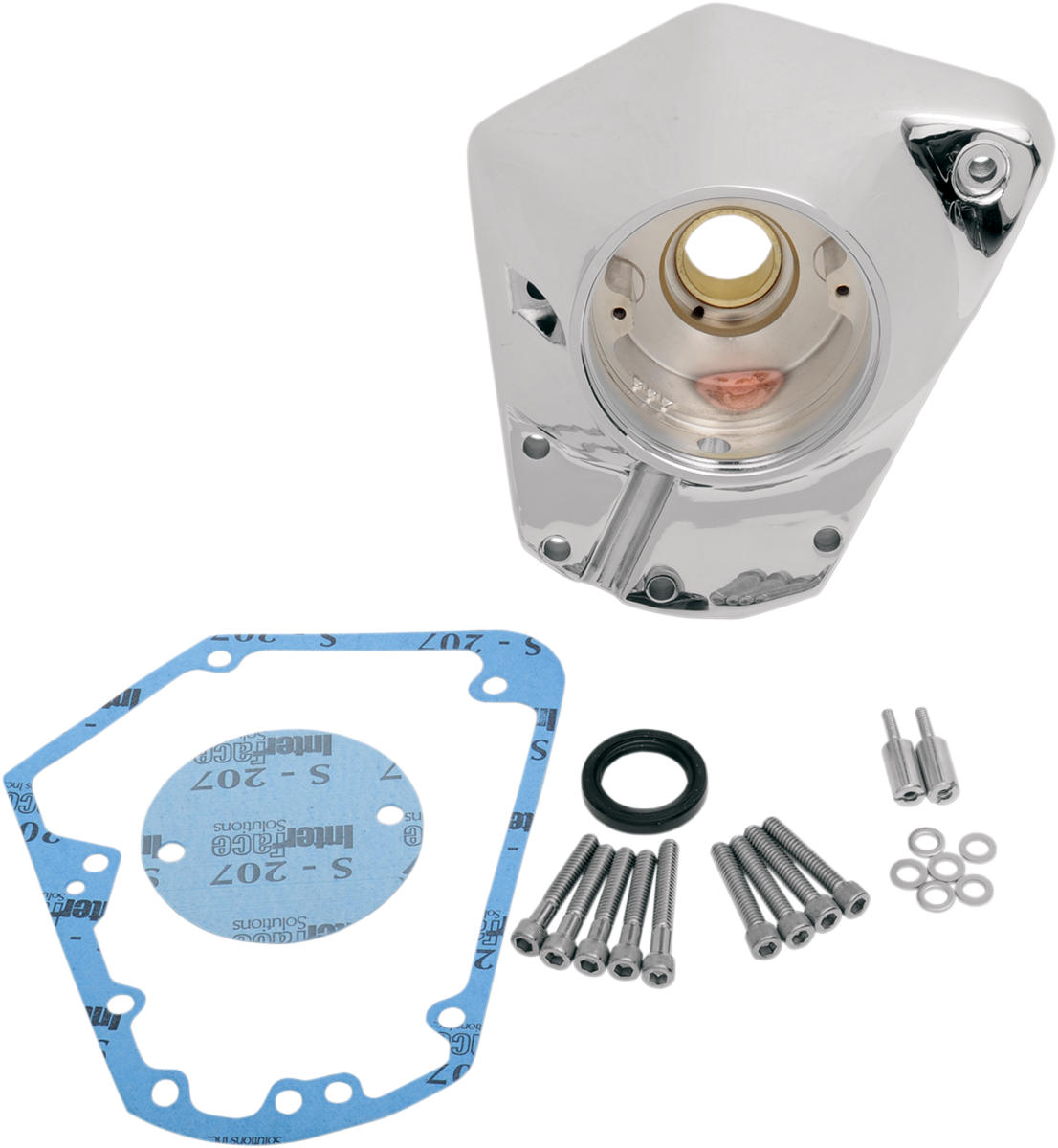 DRAG SPECIALTIES Cam Cover - Chrome - EVO Big Twin 35-0025