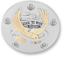 DRAG SPECIALTIES Points Cover - Chrome/Gold/Black 30-0187GA