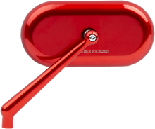 ARLEN NESS Mirror - Side View - Oval - Red - Left 13-176