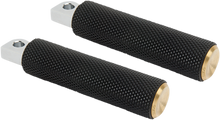 ARLEN NESS Passenger Knurled Foot Pegs - Brass - FL/FX '18-'25 07-945