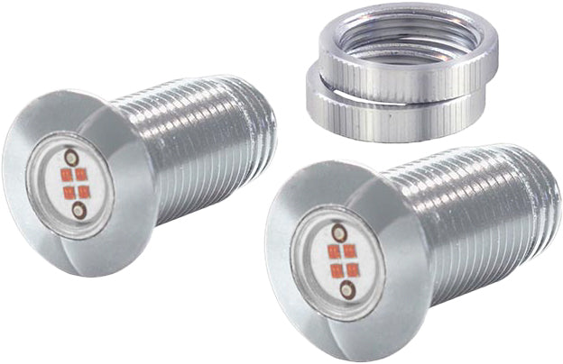 Lightning Boltz Red Led Chrome