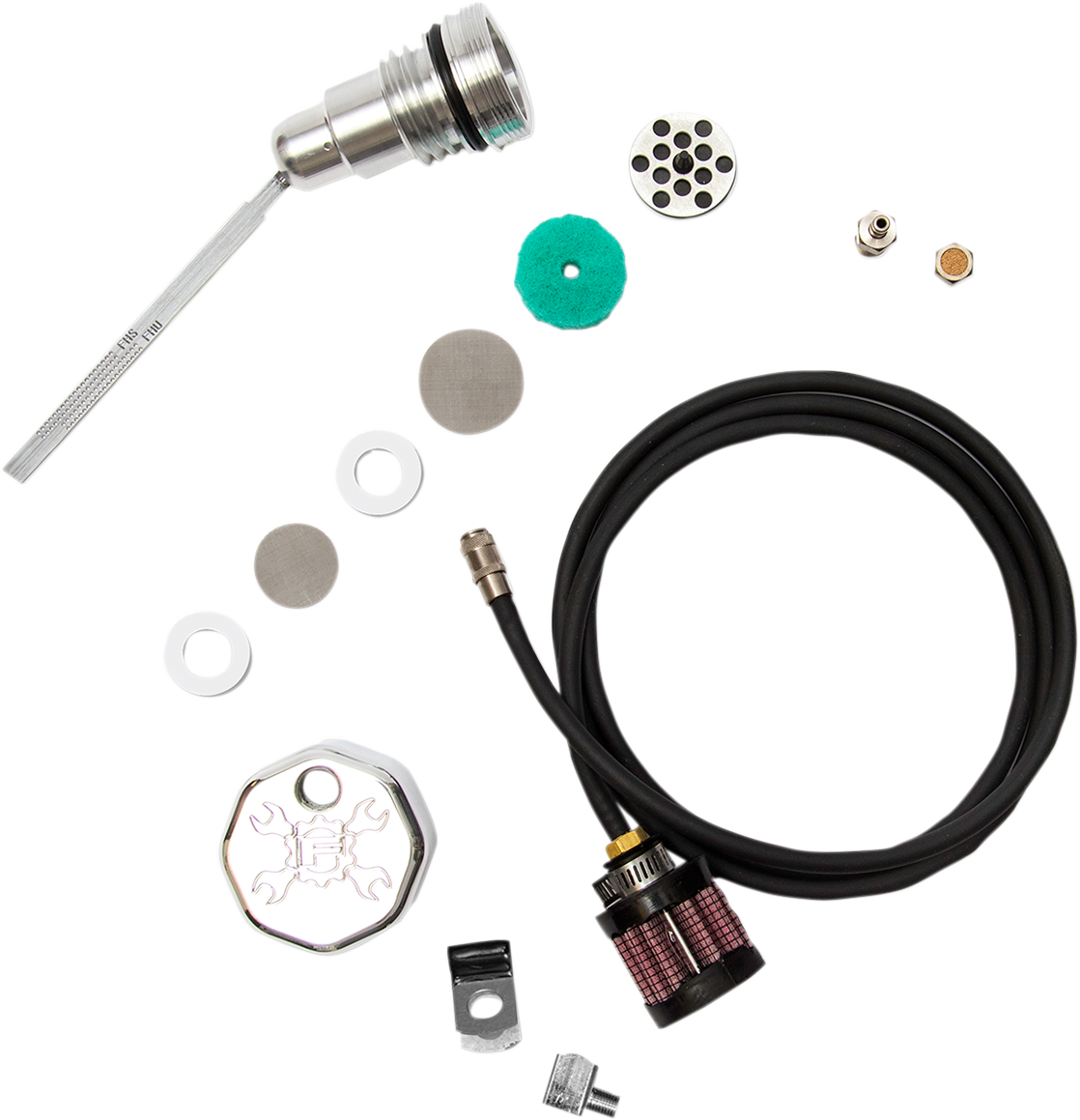 FEULING PARTS Vented Dipstick - Polished - Dyna 3089