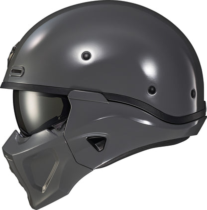Covert X Open Face Helmet Cement Grey Sm