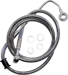 DRAG SPECIALTIES Brake Line - +8" - Stainless Steel - '15-'17 Softail 618299-8