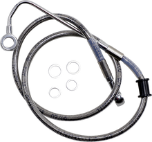 DRAG SPECIALTIES Brake Line - Front (Upper) - Stainless Steel 618299