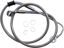 DRAG SPECIALTIES Brake Line - +4" - Stainless Steel - '15-'17 Softail 618300-4