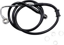 DRAG SPECIALTIES Brake Line - +8" - Black - '15-'17 Softail 618299-8BLK