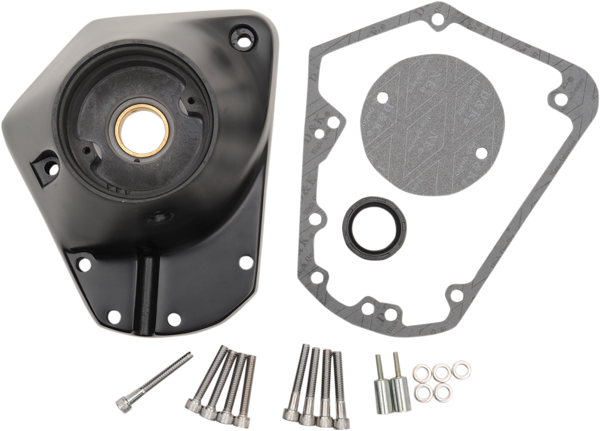 DRAG SPECIALTIES Cam Cover - Satin Black - EVO Big Twin 35-0025SB