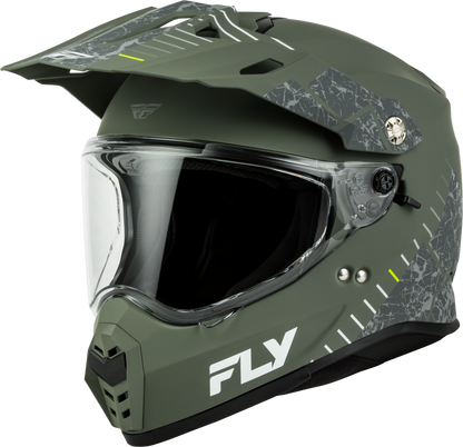 Fly Trekker Granite Helmet Matte Sage/Grey Xs