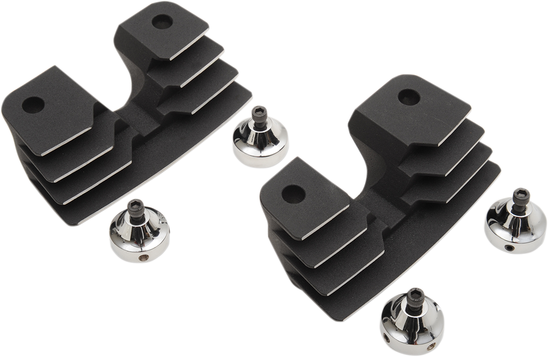 DRAG SPECIALTIES Spark Plug Cover - Wrinkle Black - Twin Cam 63422