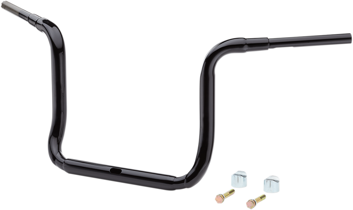LA CHOPPERS 1-1/2" Grande Traditional Ape Hanger Handlebar - 14" - Black LA-7323-14B