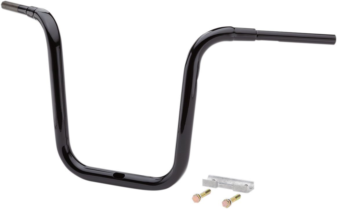 LA CHOPPERS 1-1/2" Grande Traditional Ape Hanger Handlebar - 16" - Black LA-7314-16B