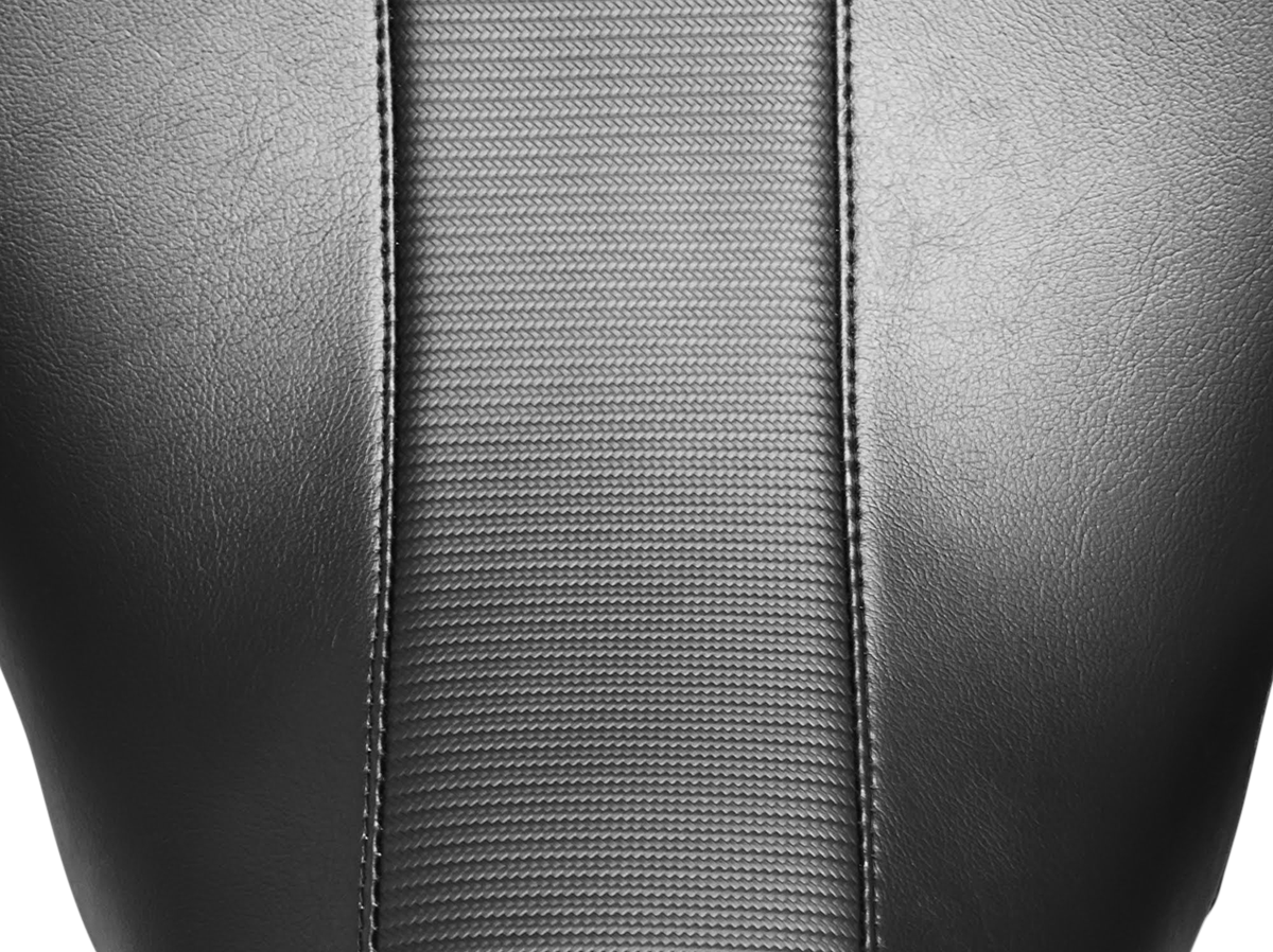 LE PERA Maverick Daddy Long Legs Seat - Black w/ HR Carbon Fiber Inlay - FL '08-'23 LK-957DLHR3