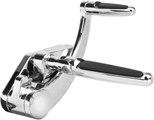 HAWG HALTERS Forward Control - '18+ Softail - Chrome - Standard - Folding Rubber Inlay Pegs - Slotted Levers FCK-S18C-FR-S