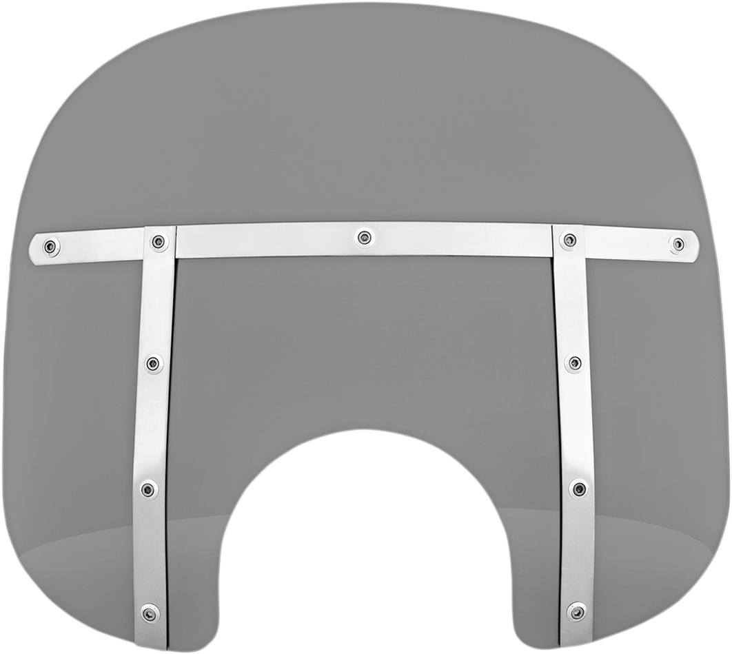 MEMPHIS SHADES Fats Windshield - 13" - Headlight - Black Smoke MEM31112