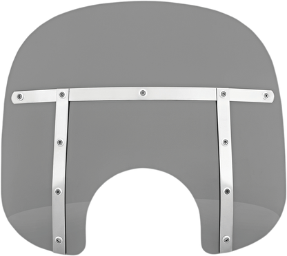 MEMPHIS SHADES Fats Windshield - 13" - Headlight - Black Smoke MEM31112