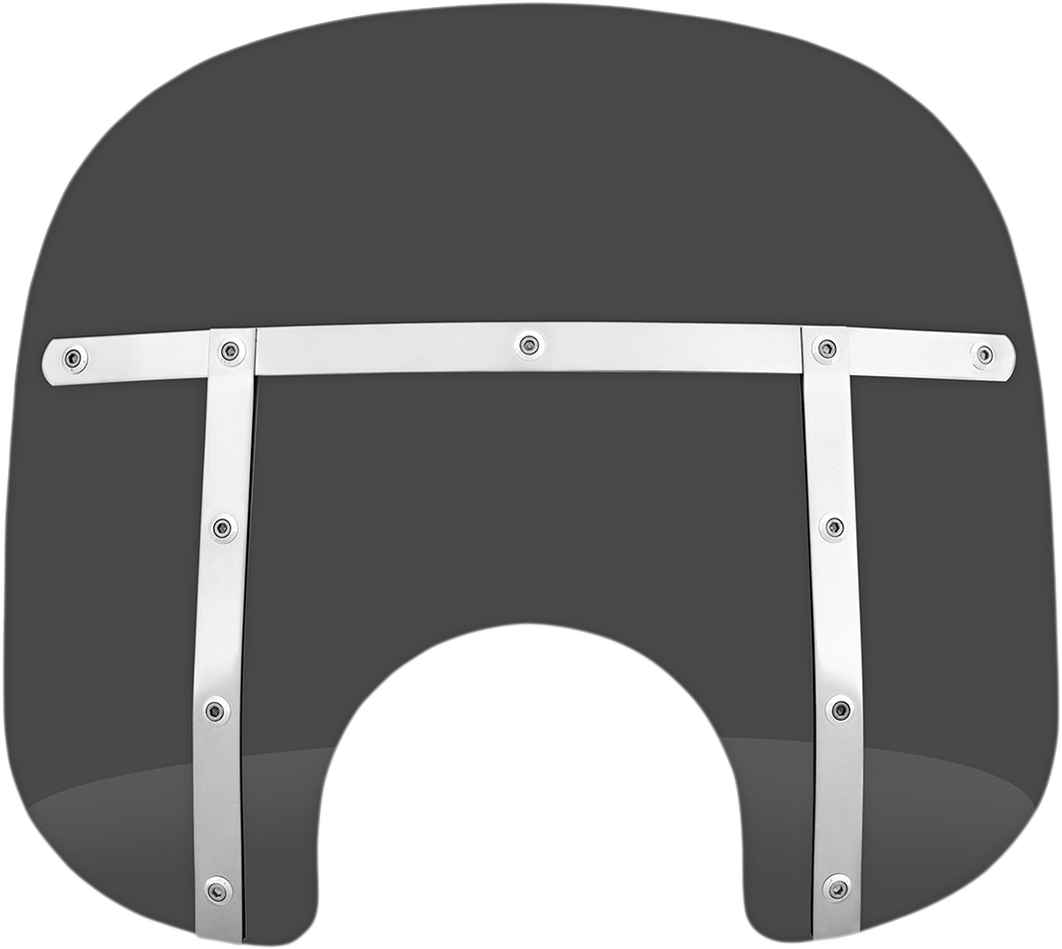 MEMPHIS SHADES Fats Windshield - 13" - Headlight - Dark Black Smoke MEM31110