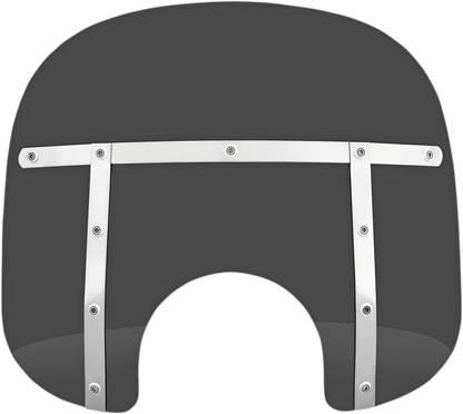 MEMPHIS SHADES Fats Windshield - 13" - Headlight - Dark Black Smoke MEM31110