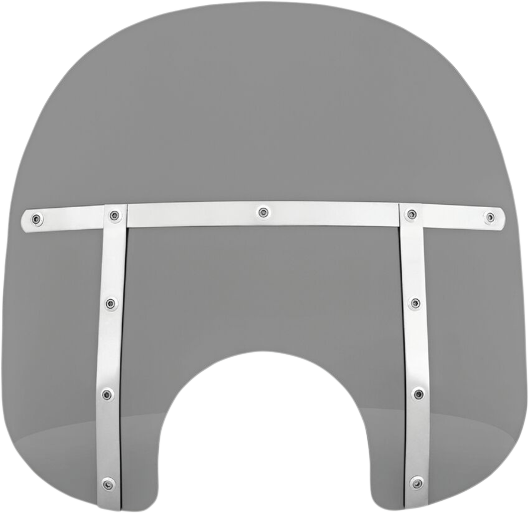 MEMPHIS SHADES Fats Windshield - 15" - Headlight - Black Smoke MEM31212