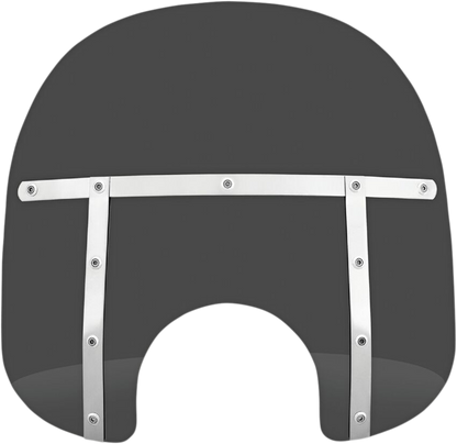 MEMPHIS SHADES Fats Windshield - 15" - Headlight - Dark Black Smoke MEM31210