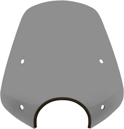 MEMPHIS SHADES Pop Top Windshield - 7" Headlight Cut Out - Black Smoke MEP55112
