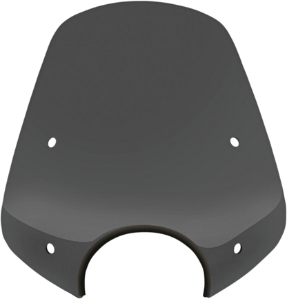 MEMPHIS SHADES Pop Top Windshield - 7" Headlight Cut Out - Dark Black Smoke MEP55110